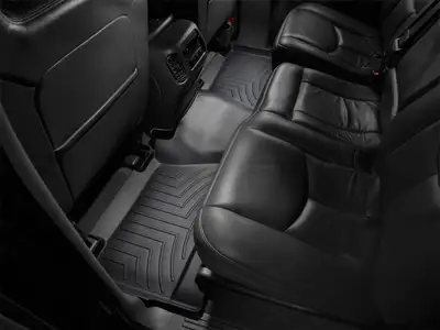 Weathertech 2003 - 2006 Cadillac Escalade ESV Black Rear FloorLiner / 2002 - 2006 Cadillac Escalade EXT Black Rear FloorLiner / 2002 - 2006 Chevrolet Avalanche Black Rear FloorLiner