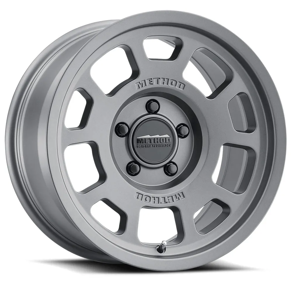Method Race Wheels Aluminum Wheels 18x9 Bead Grip MR705 Bolt Pattern 5 On 150 Offset 25 Lip Size 1.22 Titanium SL Method