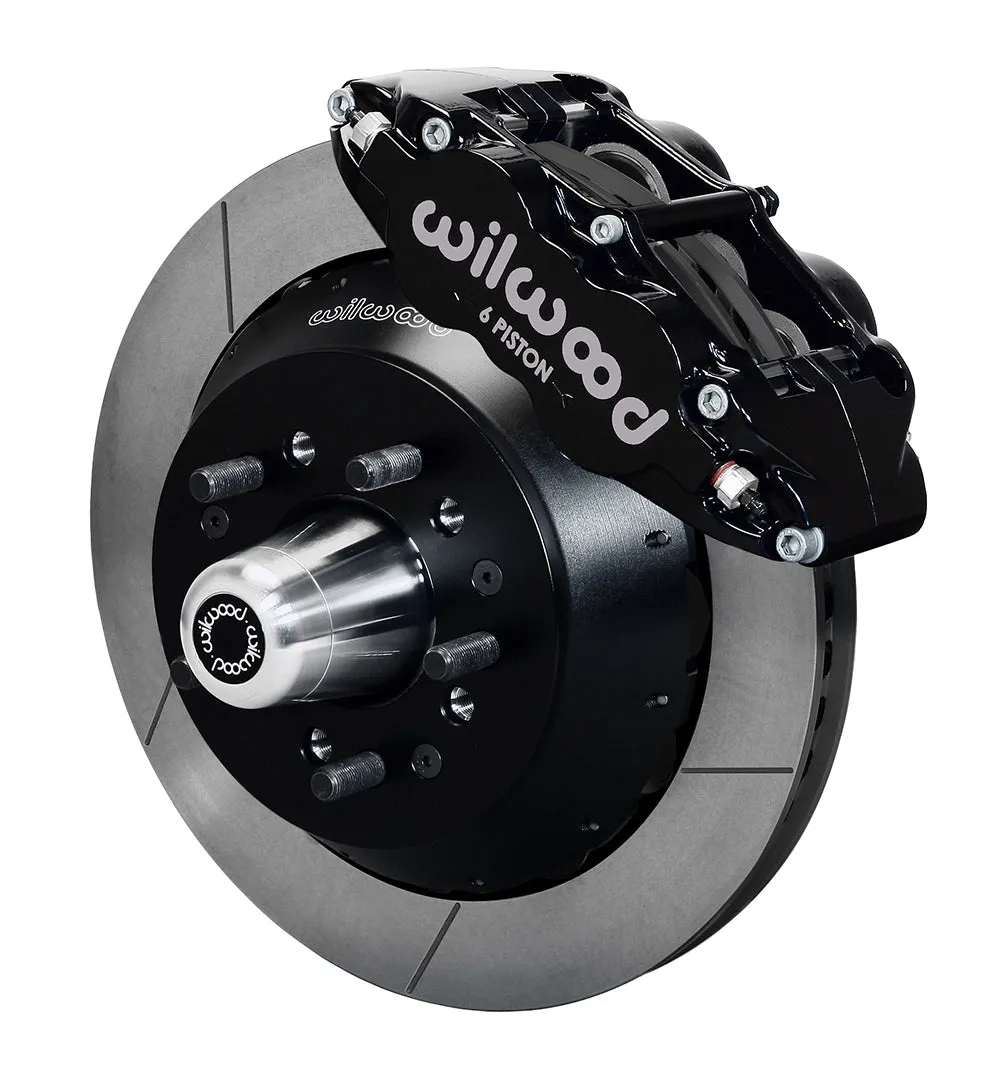 1957 - 1968 Edsel, Ford, Mercury Forged Narrow Superlite 6R Big Brake Front Brake Kit (Hub) - 140-13630 product image