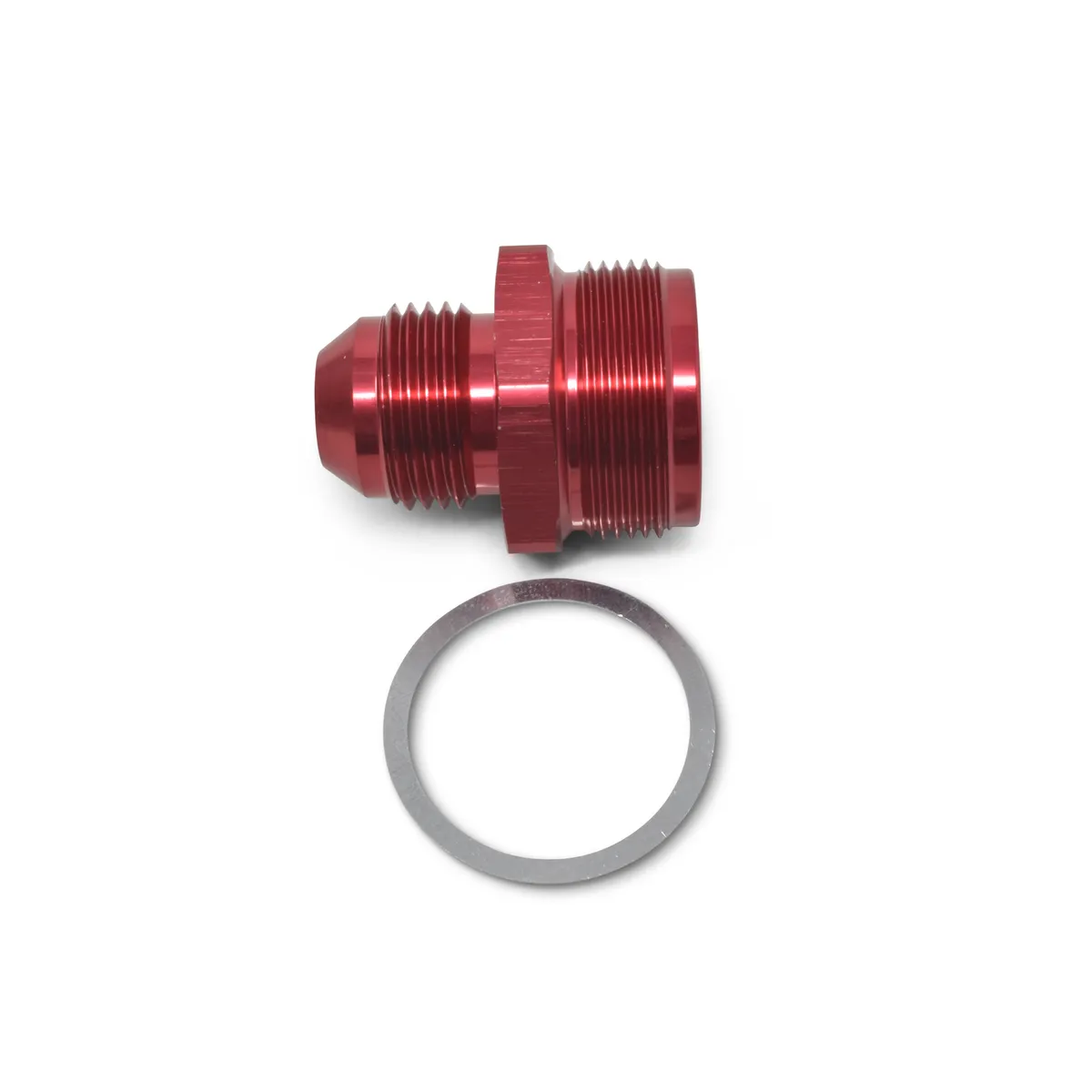 #8 to 1in -20 Carb Adapt Fitting Red product image