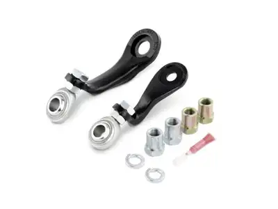 Cognito Motorsports Truck Cognito Forged Pitman Idler Arm Support Kit For 01-10 Silverado Sierra 1500HD-3500HD 01-13 GM 2500 SUVS 03-09 GM Hummer H2