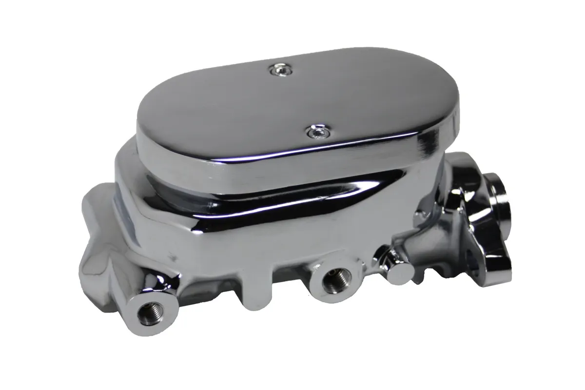 LEED Brakes 7 inch dual power booster, 1 inch bore master (Chrome) product image
