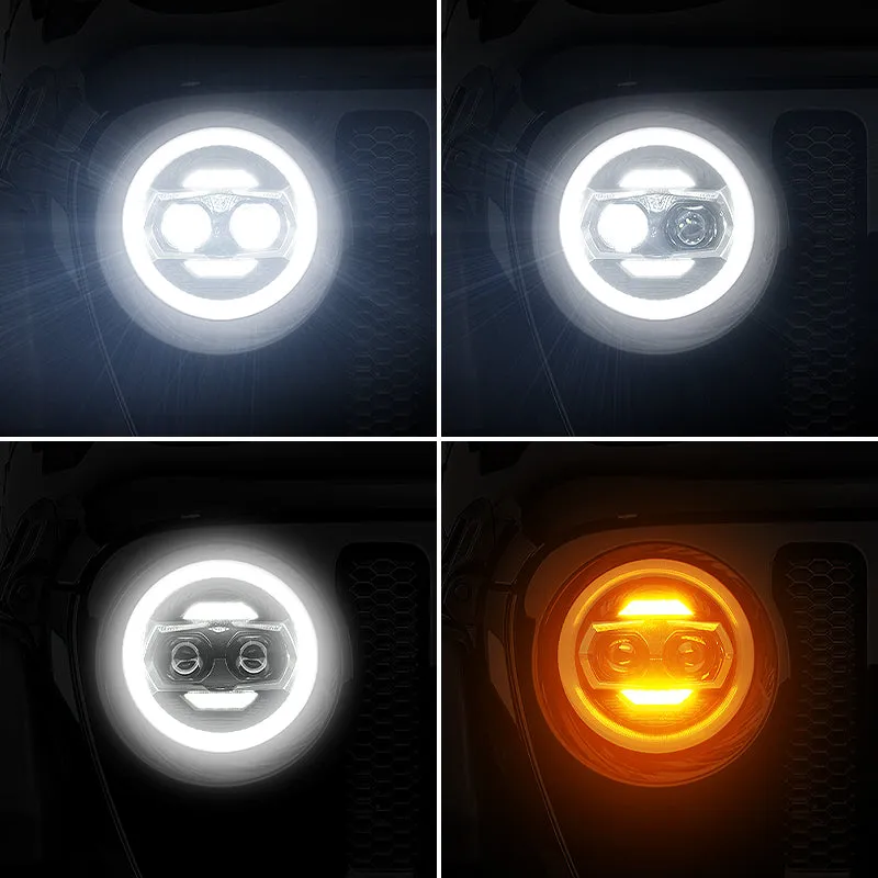 9'' Advanced Matrix High-Performance LED Headlight For Jeep Wrangler JL & Gladiator JT product image