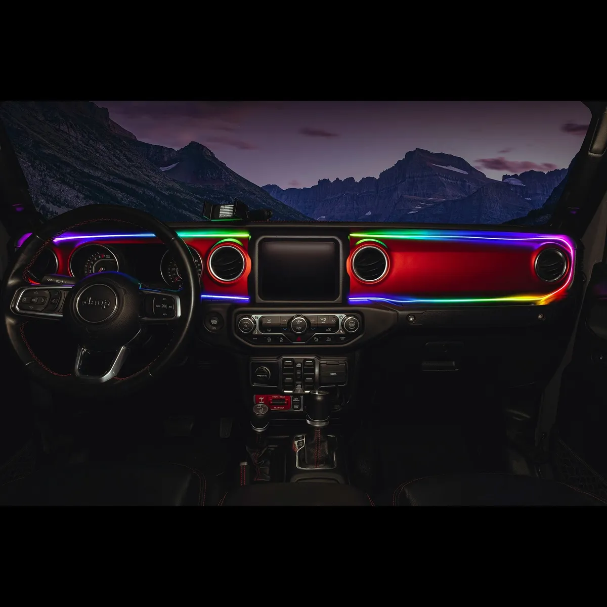 ORACLE Lighting 2018-2023 Jeep Wrangler JL/Gladiator JT Dynamic ColorSHIFT LED Interior Dash Board Kit product image