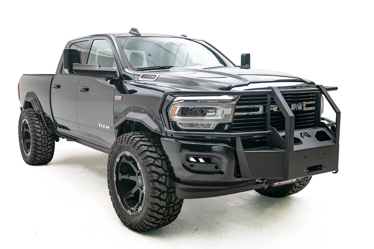 19c RAM 2500/3500(New Body Style) HD Large Frame Winch Mount w/ Full Guard product image