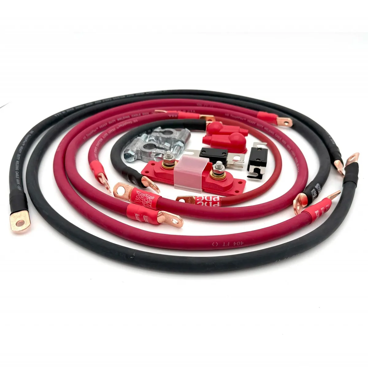 2016-2021 Toyota Tacoma Battery Cable Kit Gen 3 3.5 Liter 2 Gauge Battery Cable Big7Kits product image