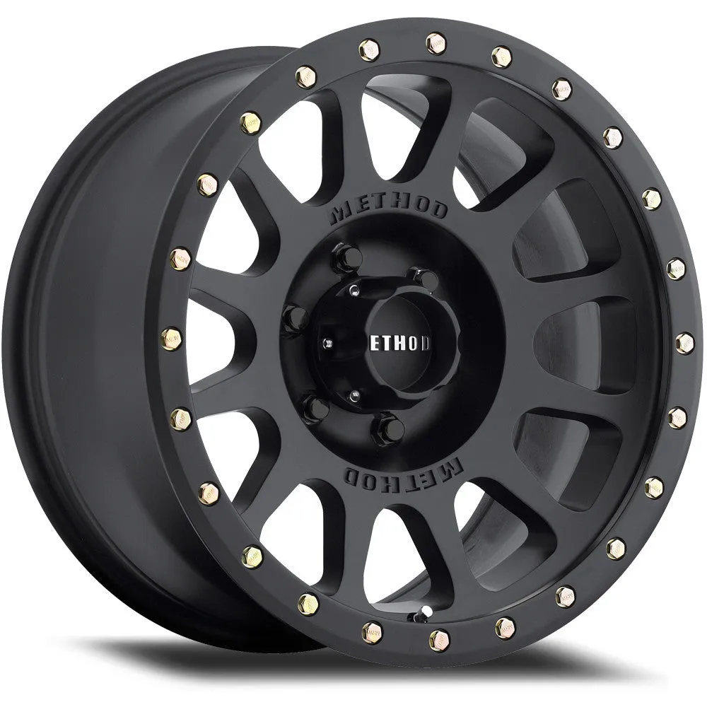 Aluminum Wheels 17x8.5 NV MR305 Bolt Pattern 6 On 135 Offset 25 Lip Size 1.18 Matte Black MB Method product image