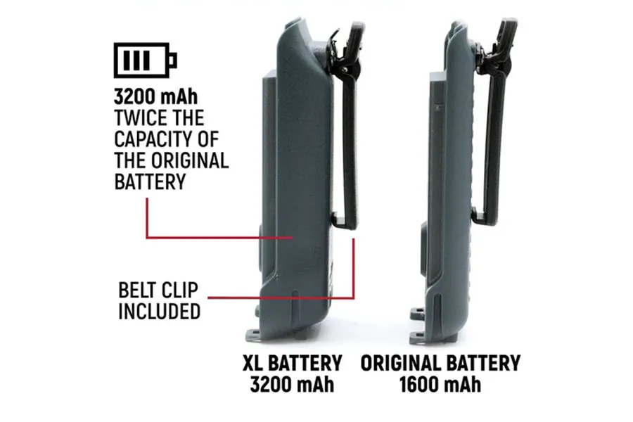 Rugged Radios Gmr2/Gmr2 Plus Handheld XL Battery w/ USB Charging Port - Grey product image