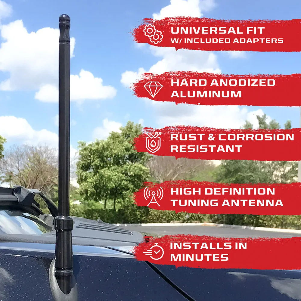 Aluminum 8" Antenna Mast (Fits OEM Factory Threaded Antenna) Multiple Colors product image