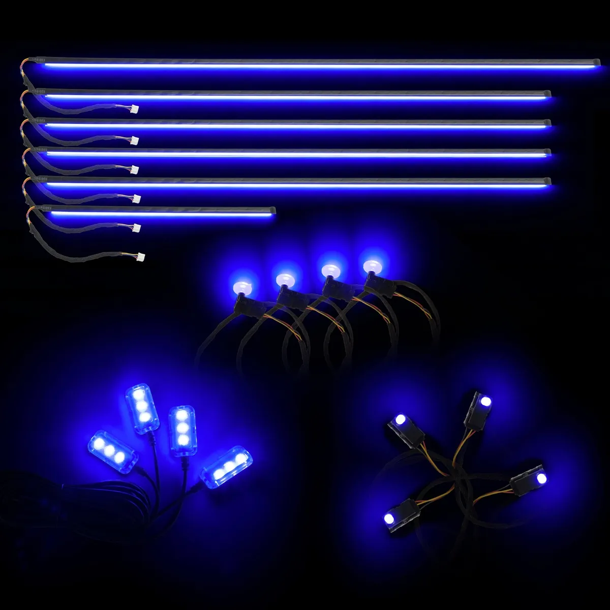 Oracle Lighting Dynamic ColorSHIFT 18 Piece Universal Full LED Interior Dash Board Kit 4240-332 product image