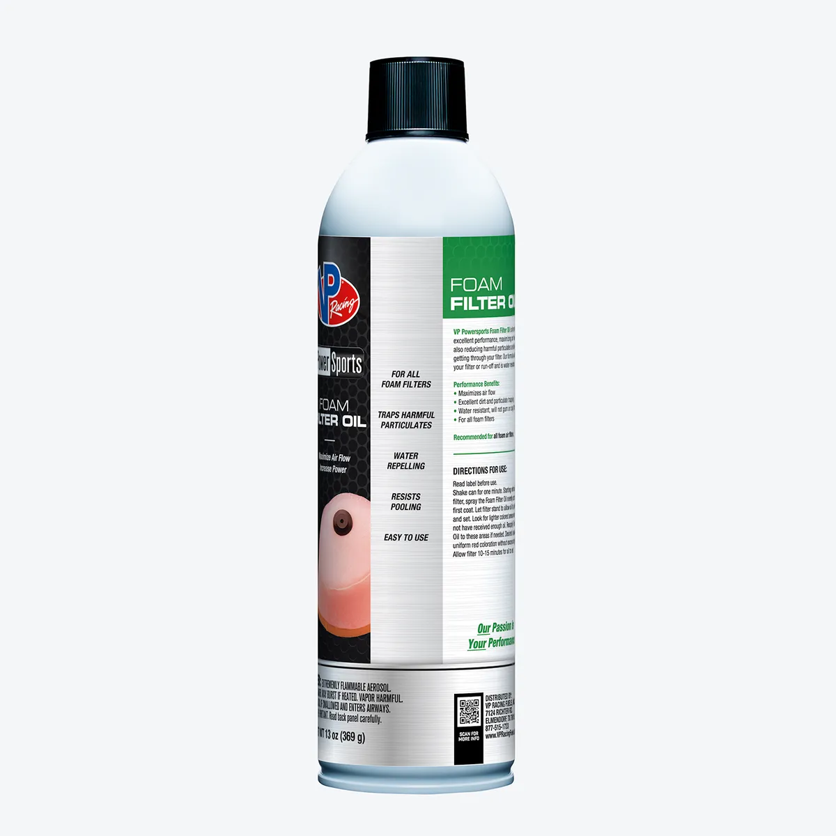 vp Racing Fuels 2917 vp Powersports Foam Filter Oil Aerosol 13oz product image