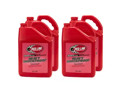 Red Line Oil Heavy ShockProof Gear Oil Case 4 x 1 Gallon