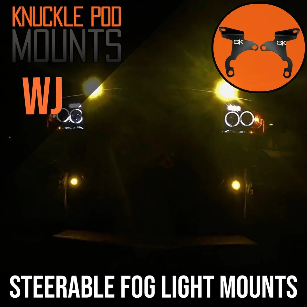 Jeep WJ Grand Cherokee Steerable Knuckle Pod Light Mounts (1999-2004) product image