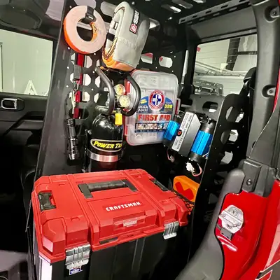 Rock-Slide Engineering Rear Seat Cargo Rack 2020-2023 Jeep JT Gladiator Rock Slide Engineering