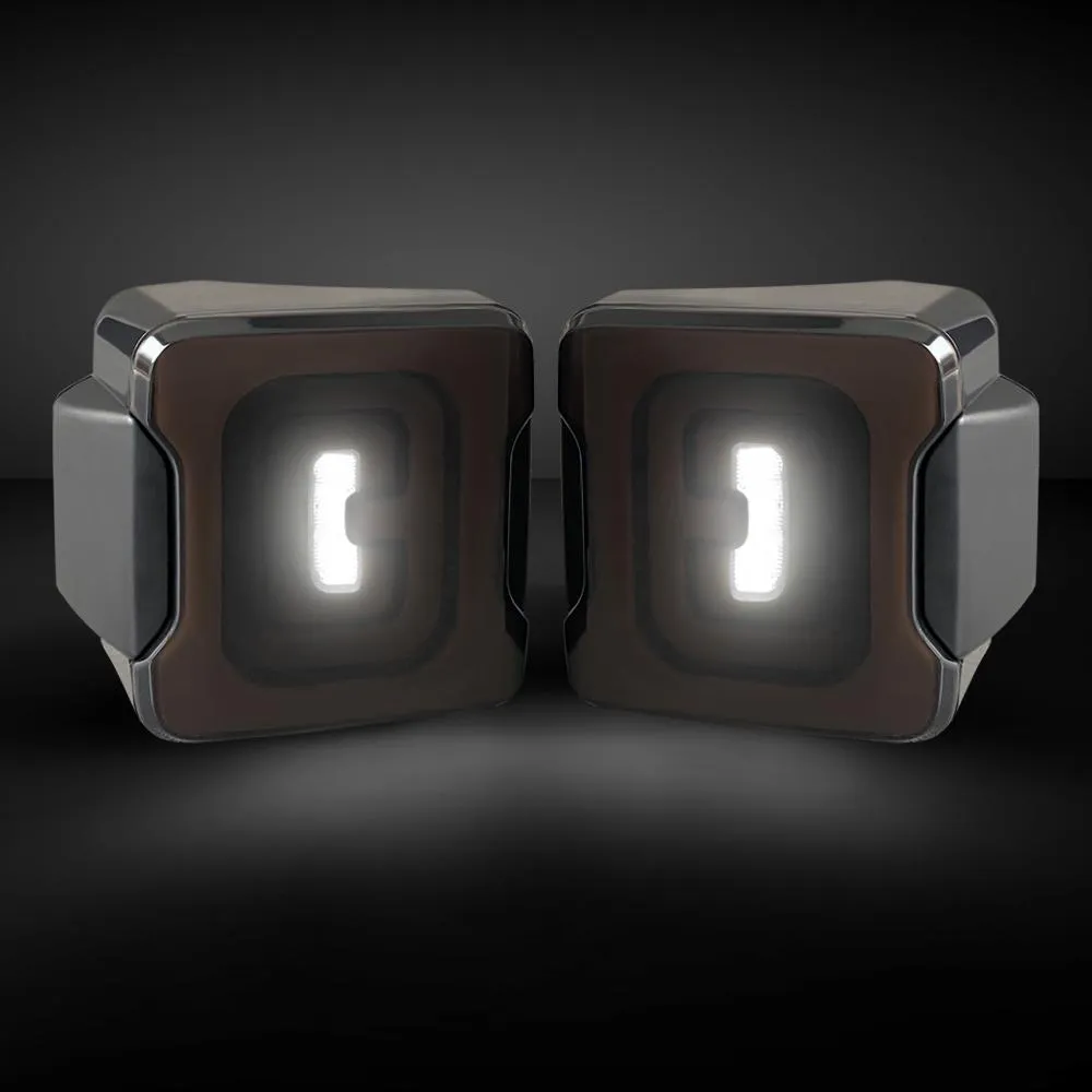 American Modified Amjpca03303 Tunnel Tail Lights - Smoked Lens product image