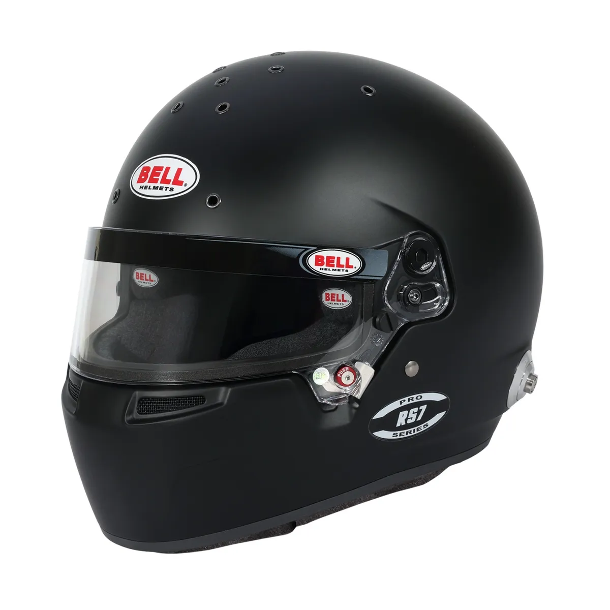 Bell Helmet Rs7 7-5/8+ Flat Black Sa2025 Fia8859