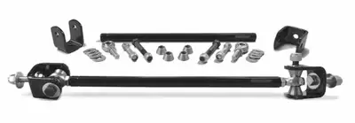 Steinjager Steinjäger Drop Clevises Included Sway Bar End Links 1/2-20 23.60 Inches Long Steel Housing, PTFE Race Heims Powder Coated Aluminum Tubes