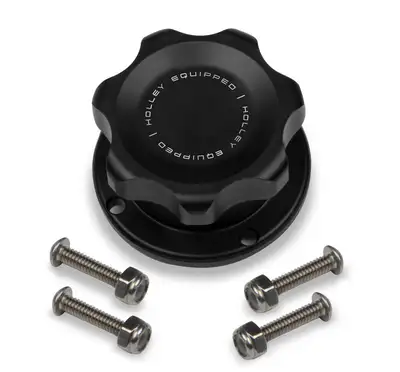 Holley Billet Fill Cap w/ 4 Bolt Flange Holley