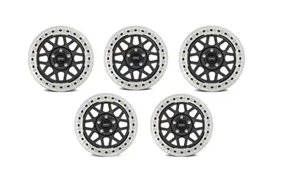 KMC Wheels KMC Wheels KM235 Grenade Crawl Beadlock Wheel Package (Black)