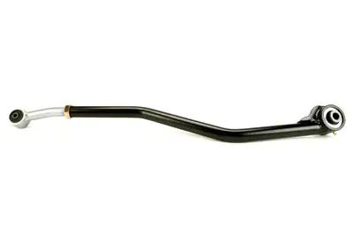 Rock Jock Johnny Joint Trac Bar 97-06 Wrangler TJ and LJ Unlimited/XJ/MJ Front Bolt-On Adjustable Greasable Chromoly Drilling Required Reuses Stock Housing Bolt RockJock 4x4