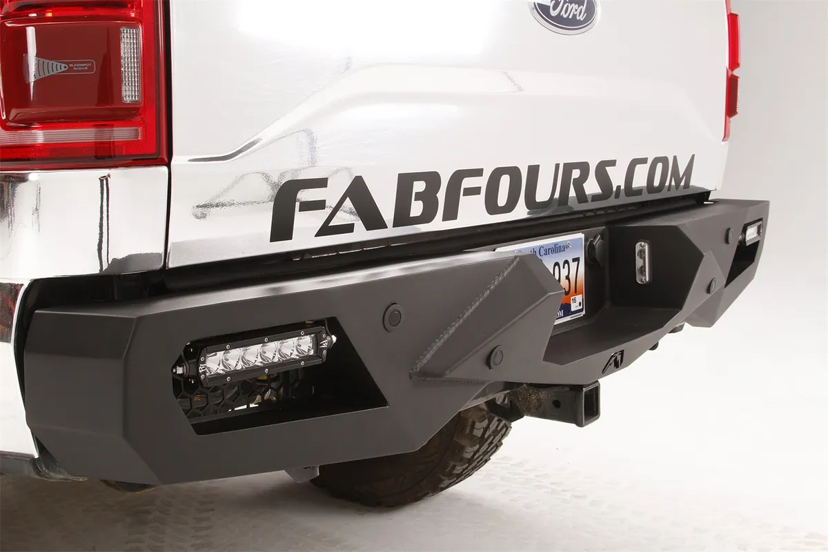 Vengeance Rear Bumper; 2 Stage Black Powder Coated; w/Sensors; product image