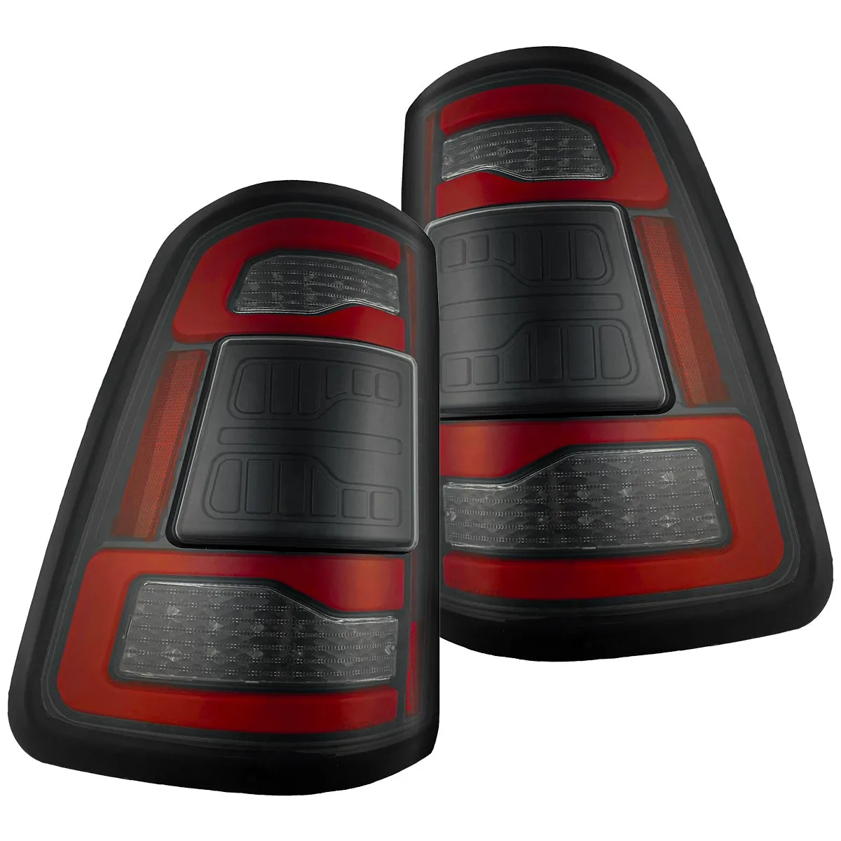 Dodge 19-20 RAM 1500 And 20-21 RAM 25003500 Oled Tail Lights Replaces Factory OEM LED Tail Lights - Smoked Lens product image