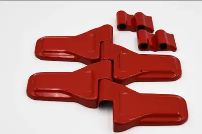 Distinction Applied Distinction Applied 2018 - 2025 Jeep Wrangler Gladiator Jeep Wrangler JL/ Gladiator door hinge covers - Fire Cracker Red DA_HNGCVR_PRC