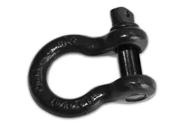 Bulldog Winch 3/4 Inch Shackle 9.5k WLL Powder Coat Black Bulldog Winch
