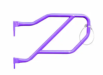 Steinjager Doors 2018 to Present Trail, Tubular Style Rear Doors Sinbad Purple