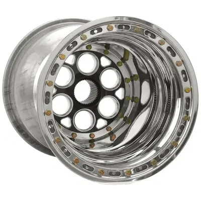 WELD Racing 15x18 42 Spline 8in BS Black Center w/Blk Cove