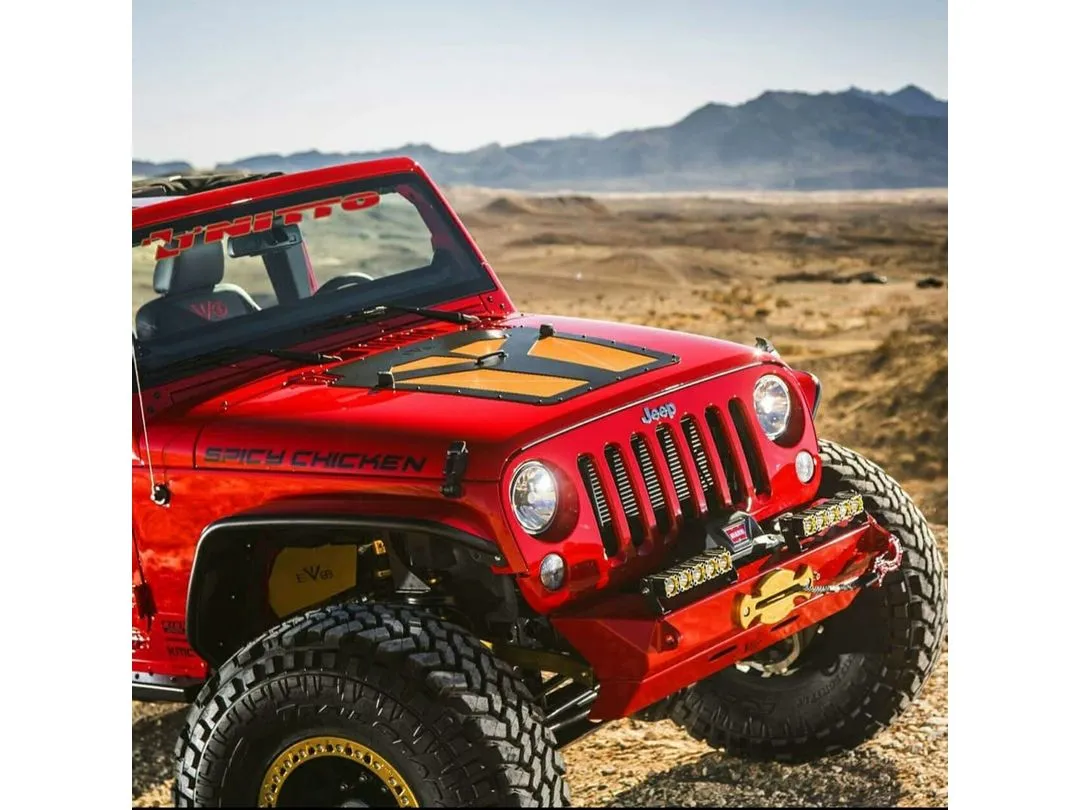 JK Jku EVO 3-5 Inch Lift King Coilover Conversion High Clearance Long Arm Pro Suspension (Black) Jeep Wrangler 2 Door And 4 Door 2007-2018 product image