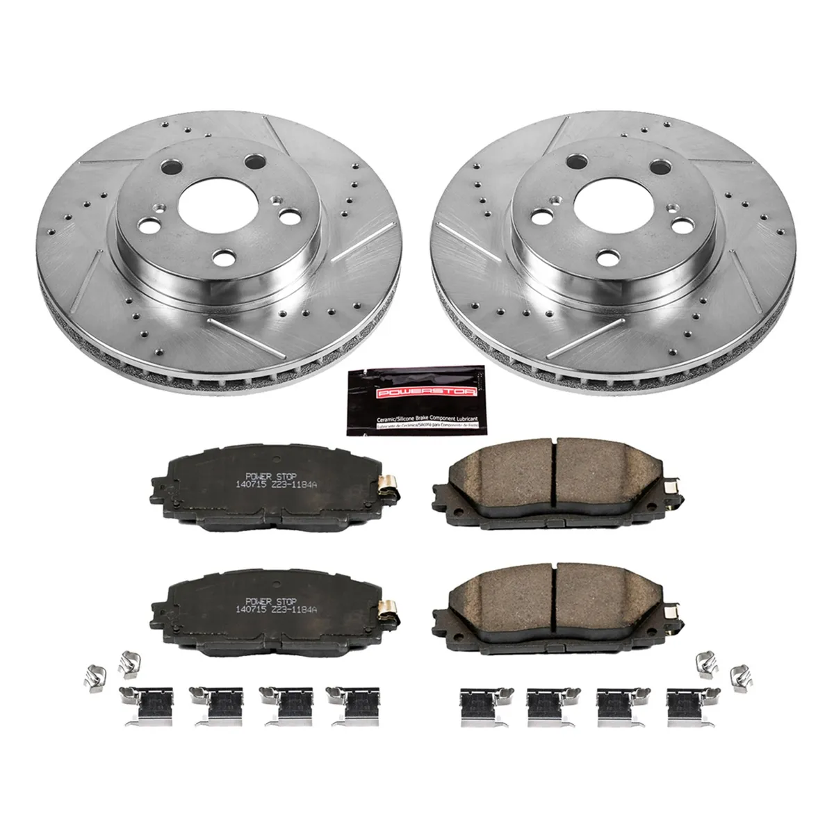 Z23 Evolution Brake Kit Front 2011-2017 Lexus Ct200h 2010-2015 Toyota Prius 2012-2015 Toyota Prius pl product image