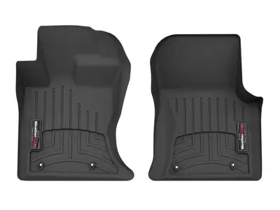 Weathertech FloorLiner™ DigitalFit®; Black; Front;