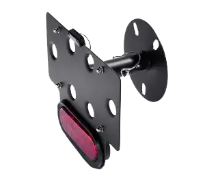 Warrior Products Warrior Spare Tire License Mount W/Led