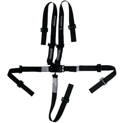 Ultrashield Harness Junior 5pt Blk Indiv Shoulder 2in P/U