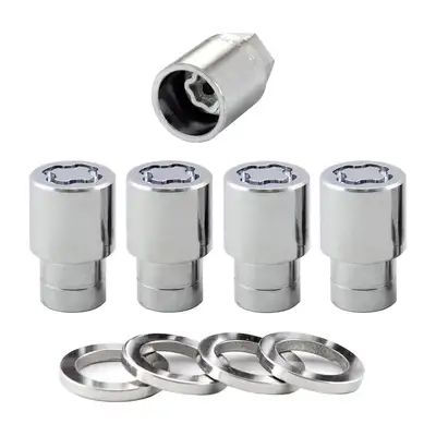 McGard Wheel Lock Set M12x1.5 Nut Reg .58 in Shank Dual 19mm & 21mm Hex 1.38 in Oal c