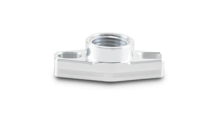 Oil Drain Flange; 0.125 in. Port Type; 1.5 To 1.75 in. Bolt Hole Center To Center; For Use w/GT Series Ball Bearing Turbochargers; product image