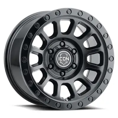 ICON Vehicle Dynamics Icon Suspension Icon Alloys Hulse Dbl Black - 18 x 9 / 6 x 5.5 / 0mm / 5 bs 8018908350db