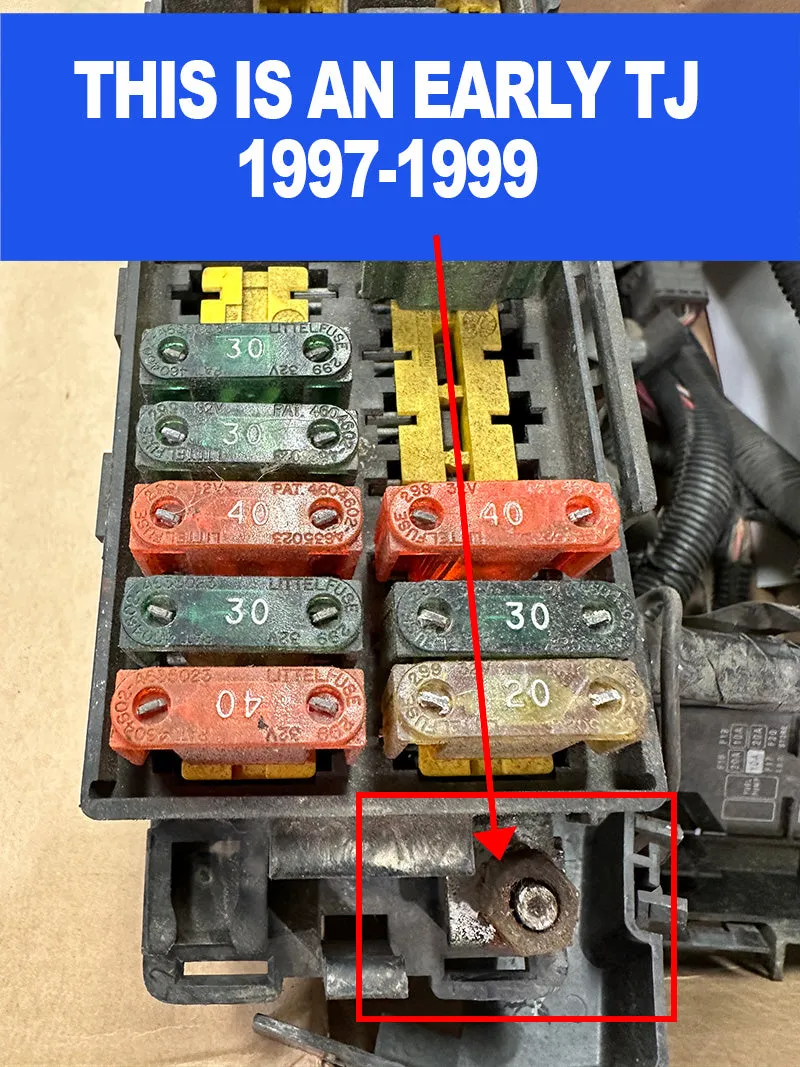 1997-1999 Jeep Wrangler TJ / LJ Battery Cable Kit 4.0 Liter 2 Gauge Battery Cable Big7Kits product image