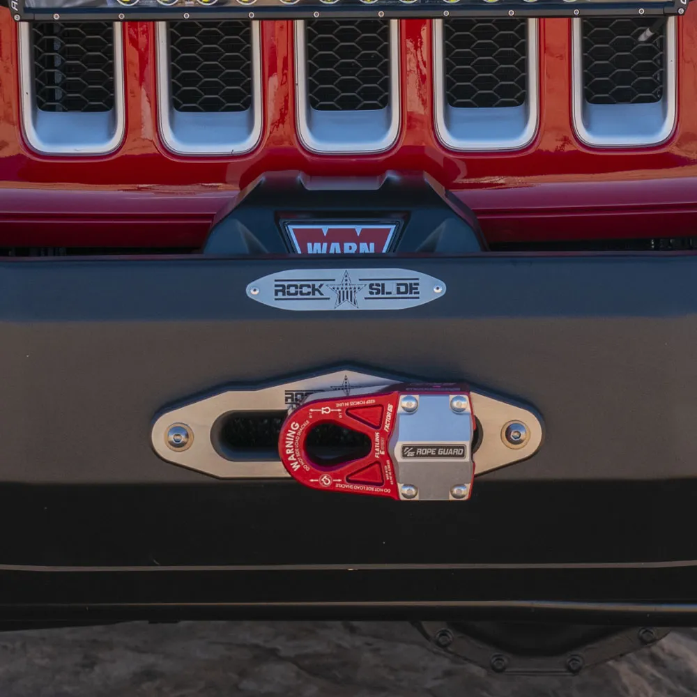 Aluminum Winch Fairlead For RSE Front Bumpers With Synthetic Winch Lines Rock Slide Engineering product image