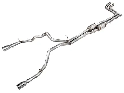 AWE Tuning AWE 0FG Catback Exhaust for 2025 RAM 1500 3.0TT Standard and High Output - Chrome Silver Tips - 3015-32530