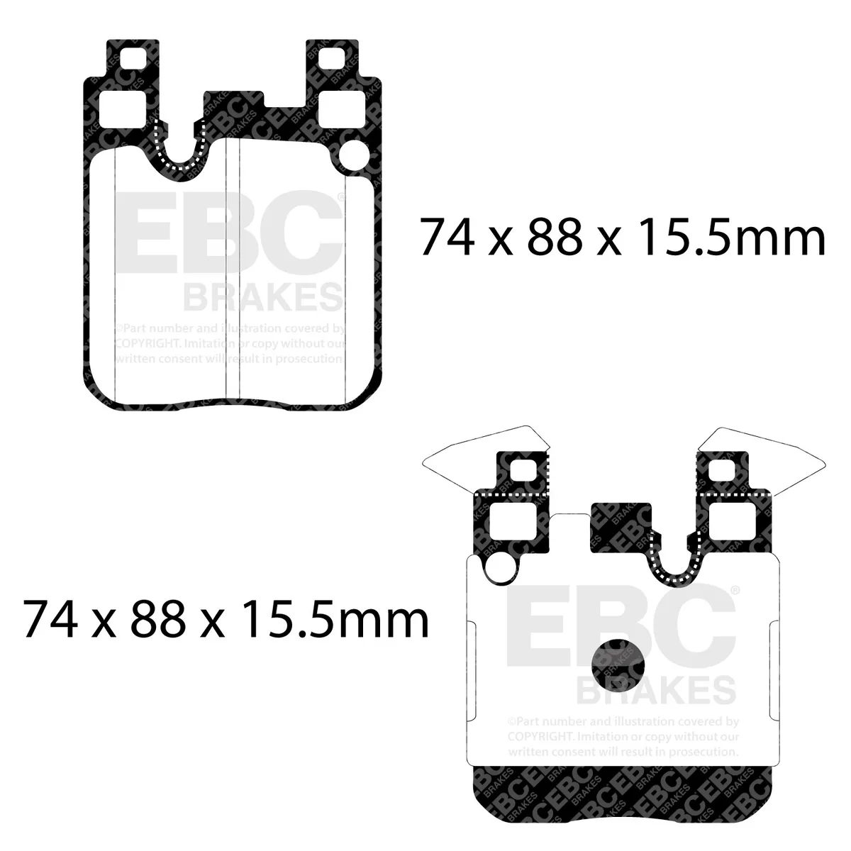 EBC Brakes DP82133RPX SG2F020 S30KR1007 product image