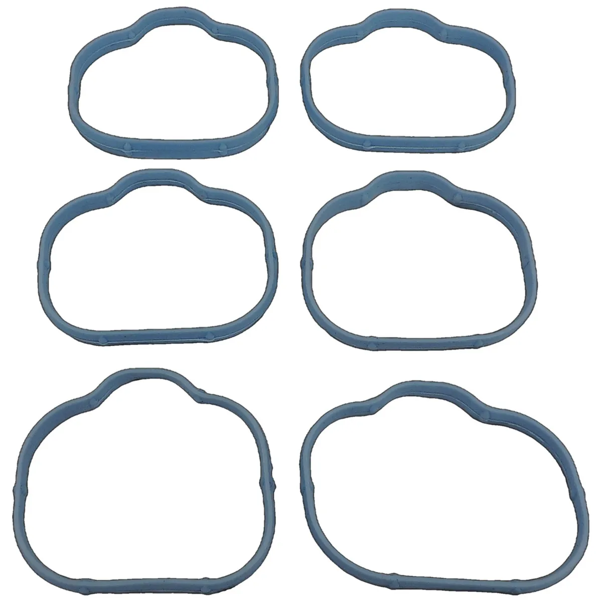 Intake Manifold Gasket Set; Silicone; Blue; Use Existing Hardware; Lower; product image