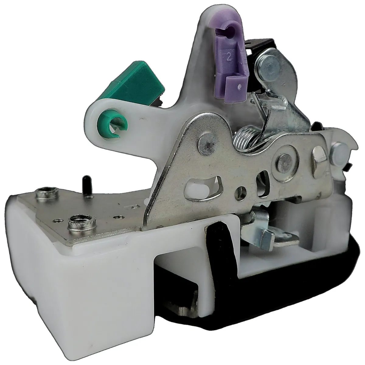 Door Latch; Steel; Rubber; Right; Black; w/ Full Steel Doors [Until 12/19/02]; product image