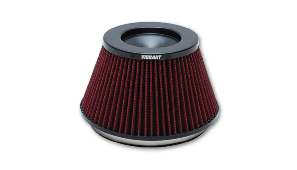 The Classic Performance Air Filter; 6 in. Inlet ID; 5 in. Filter Cap OD; 7.5 in. Filter Base OD; 5.375 in. Height; product image