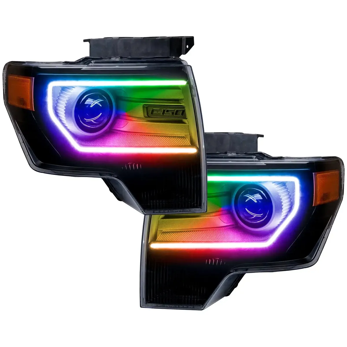 ORACLE Lighting 2009-2014 Ford F-150 Raptor LED Perimeter Headlight Halo Kit product image