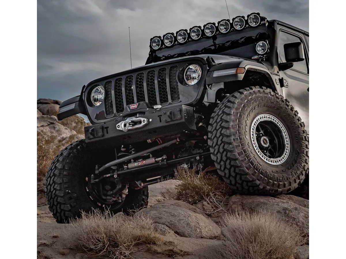 Quarter Pounder Front Winch Bumper For Jeep Wrangler & Gladiator Jk/Jl/Jt product image