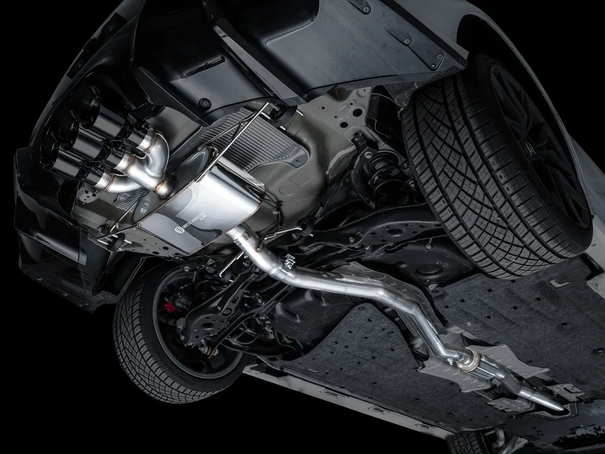 AWE Touring Edition Exhaust for DE5 Integra Type-S - Triple Chrome Silver Tips product image