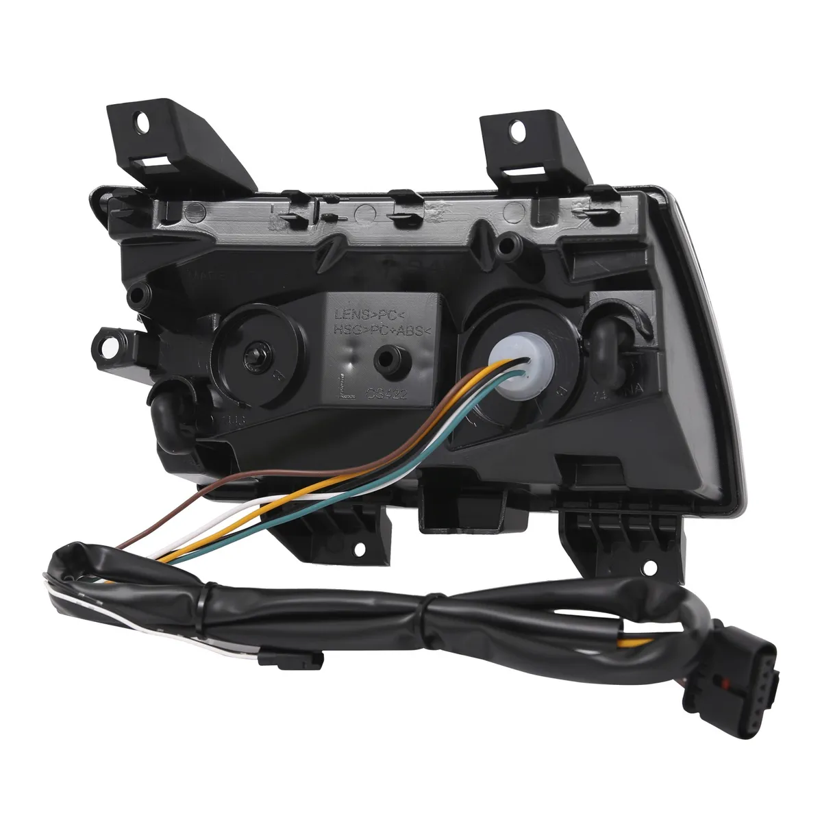 Side Marker Light Assembly; LED; Chrome Clear; w/Sequential Signal; Pair; product image