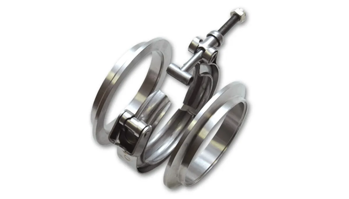 Vibrant Performance - 11493 - Aluminum V-Band Flange Assembly, for 4 in. O.D. Tubing product image